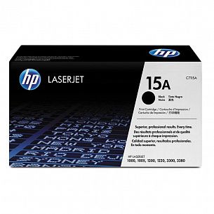 Картридж лазерный HP 15A для 1000-1220/3300-3380 черный, 2500 страниц