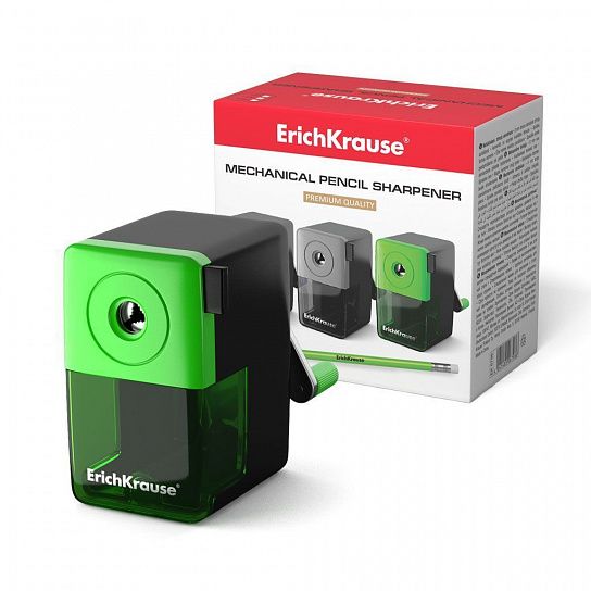 Точилка механическая ErichKrause, корпус пластиковый, ассорти