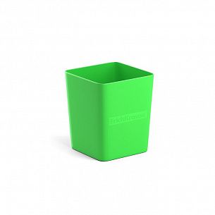 Стакан для канц ErichKrause BASE NEON SOLID зеленый пластик