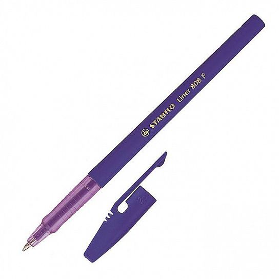 Ручка шариковая Liner 808 0,7 мм фиолетовая