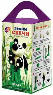 Набор для творчества лепим свечи ПАНДА