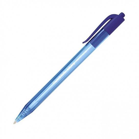 Ручка шариковая, автоматическая, PAPER MATE INK JOY 100 RT, 0,7 мм, синий, круглый корпус