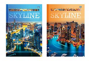 Ежедневник недатированный, А5, 160 л., SKYLINE, интегральная обложка, глянцевая ламинация