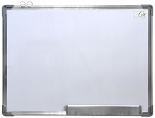 Доска магнитно-маркерная LITE 45х60 см настенная, поверхность лаковая, алюминиевая рама