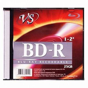 Диск BD-R  VS 25 Гб 6х SL