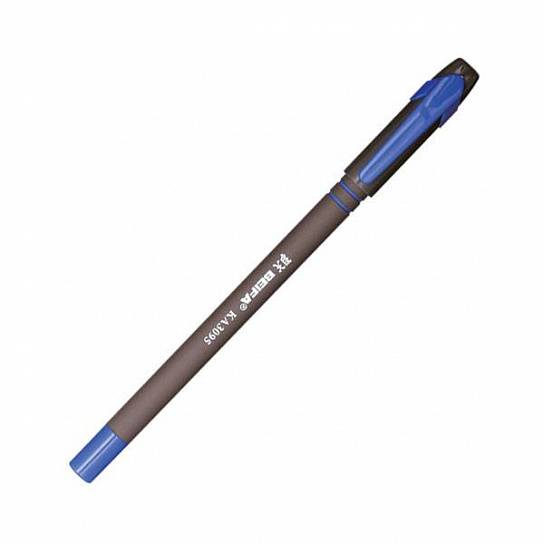 Ручка шариковая A-PLUS 0,7 мм синяя прорезиненный корпус
