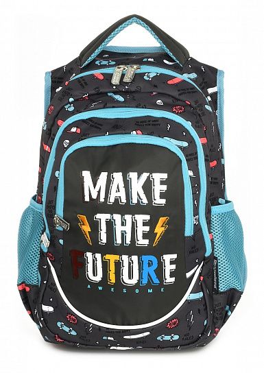 Рюкзак Schoolformat Future, модель SOFT 3, мягкий каркас, трехсекционный, 40х28х20 см, 22 л, для мальчиков