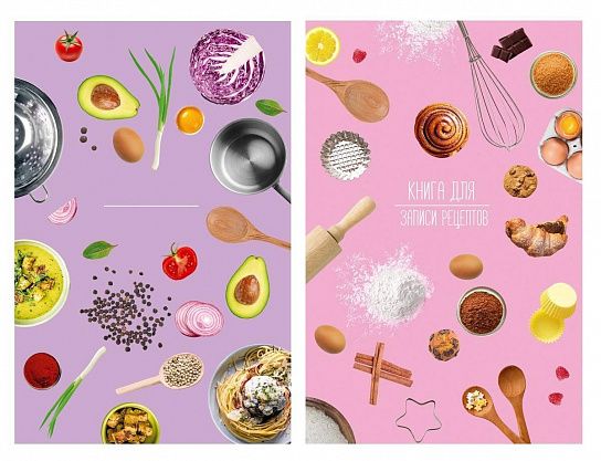 Книга кулинарных рецептов, А5, 96 л., линия, КУЛИНАР-ШОУ, ,твердая обложка, на резинке, , матовая ламинация, выборочный Уф-лак