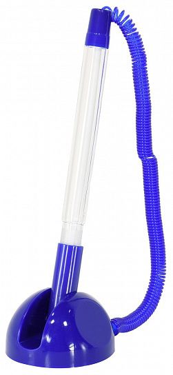 Ручка на подставке INFORMAT ЛУНА 0,7 мм синий цвет корпуса: синий.