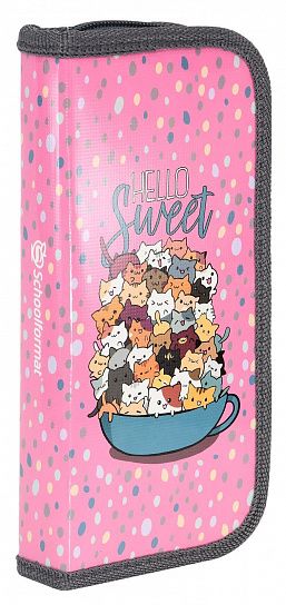 Пенал односекционный Schoolformat FLUFFY KITTENS 190х90 мм