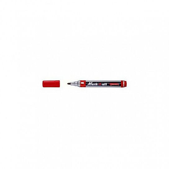 Маркер перманентный STABILO mark-4- all 64, 1,5-2,5 мм, красный