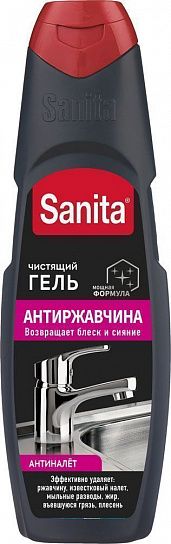 Ср-во чист. от ржавчины Санита АНТИРЖАВЧИНА гель 500 мл