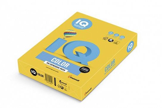 Бумага IQ COLOR 250 л. 160 г/м2 А4 интенсив солнечно-желтый