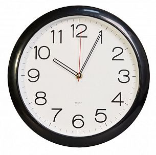 Часы настенные БЮРОКРАТ WALLC-R78P плавный ход черный