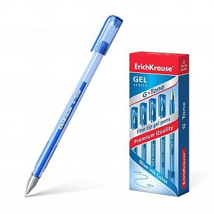 Ручка гелевая ErichKrause G-TONE 0,5 мм синяя