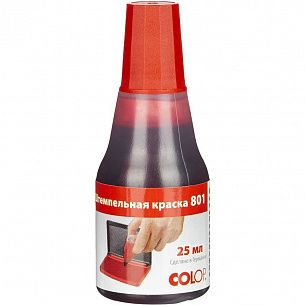 Краска Colop 25 мл, красная