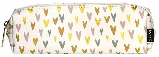 Пенал-тубус 1 отделение LOREX TUBE FAUVISM V. 2.0 200х40х60 мм белый, полипропилен