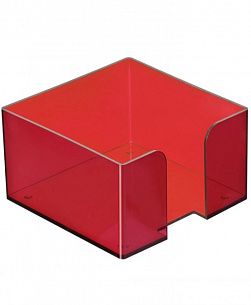 Подставка для блок-кубиков СТАММ 90х90х50 мм, вишня