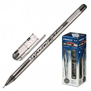 Ручка масляная PENSAN MY-TECH черный 0,7 мм