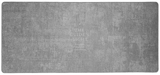 Коврик д/мыши бол. LOREX CYBER BIG  MINIMALIST SCRATCH.LIGHT GRAY 90х40 см серый