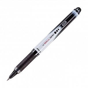 Ручка-роллер V-BALL GRIP 0,3 мм черная резиновый грип
