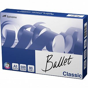 Бумага BALLET CLASSIC 500 л. 80 г/м2 А3 марка В