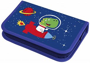 Пенал односекционный Каляка-Маляка 190х90х20 мм синий, картон