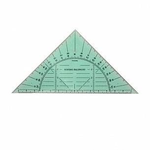 Транспортир в треугольнике 180° 15 см, пластик