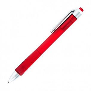 Ручка шаpиковая "Виктория" красный корпус