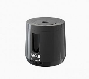 Точилка EAGLE электрич. с контейнером пласт. корп. USB черная