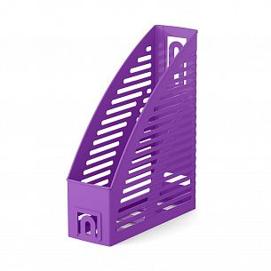 Лоток вертикальный ErichKrause Base Vivid 85 мм фиолетовый пластик