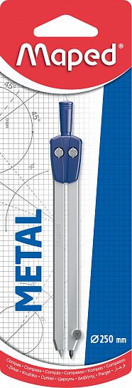 Циркуль MAPED START традиционный, максимальный Ø25см, с грифелем
