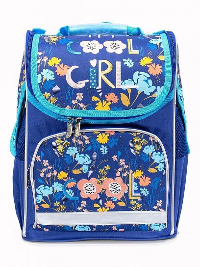 Рюкзак Schoolformat Cool girl, модель BASIC, жесткий каркас, односекционный, 38х28х16 см, 15 л, для девочек