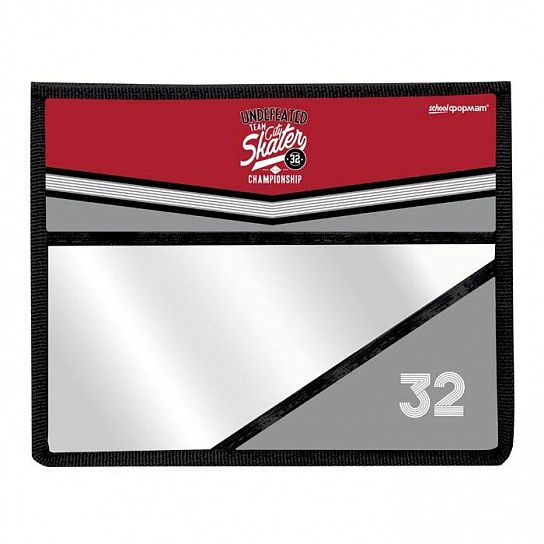 Папка  для тетрадей 1 отделение, А5, СТИЛЬНЫЙ КОЛЛЕДЖ. 230х195х50, липучка, пластик