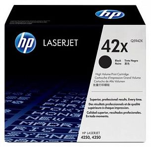 Картридж лазерный HP 42X для LJ 4250/4350 черный, 20 000 страниц