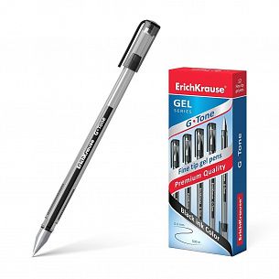 Ручка гелевая ErichKrause G-TONE 0,5 мм черная