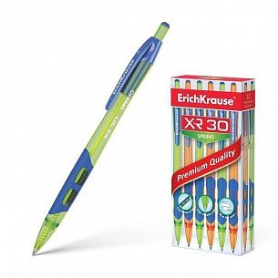 Ручка шариковая автоматическая ErichKrause® XR-30 SprИндонезияg, цвет чернил синий