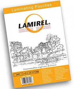 Пленка для ламинирования Lamirel А4 100 мкм глянц. 100 шт