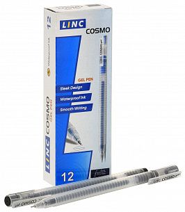 Ручка гелевая LINC COSMO, 0,5 мм, черная