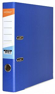 Папка-регистратор INFORMAT 55 мм бумага, синяя
