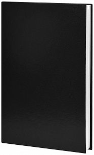Ежедневник А5 недатированный LITE CLASSIC MATTE 136 л. черный, твердая обложка, с ляссе