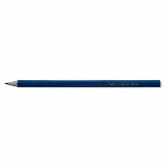 Карандаш чернографитный деревянный Koh-I-Noor 1702/2 НВ заточенный, шестигранный, картонная коробка