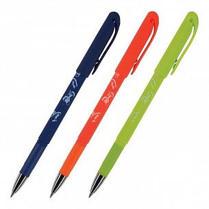 Ручка  КЕДЫ  "пиши-стирай" 0,50 мм синий