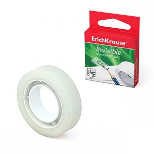 Клейкая лента ErichKrause Invisible, матовая, 12ммх20м
