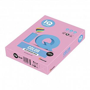 Бумага цветная IQ COLOR розовая (80 г/м2, А4, 500 листов)