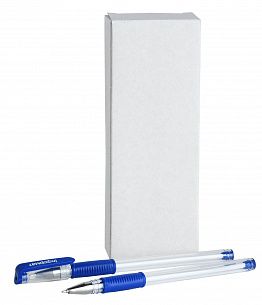 Ручка масляная INFORMAT синяя, резиновый грип, игловидный наконечник, 0,5 мм