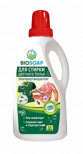 Гель для стирки универсальный для цветного BIOSOAP HOME LAUNDRY DETERGENT COLOR свежесть 1,5 л