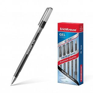 Ручка гел. G-ICE 0,5 мм черный
