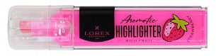 Маркер текстовый LOREX Aromatic RICH FRUIT.NEON 1—3,5 мм, розовый, скошенный