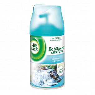 Сменный баллон к автоматическому освежителю воздуха AIRWICK FRESHMATIC Свежесть водопада 250 мл